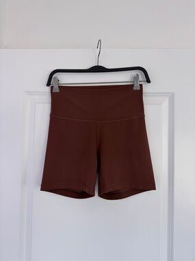 TnAction Aritzia Biker Shorts 5 Brown High Rise Size M